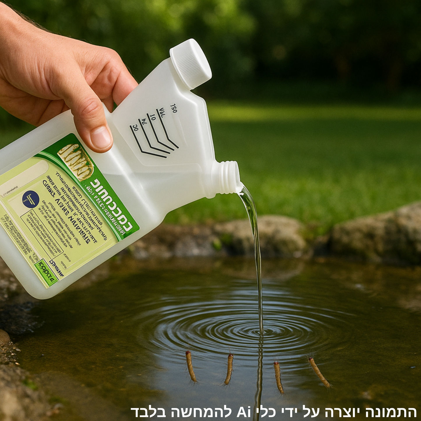 בקתוש המקורי להדברת זחלי יתושים BACTUSH