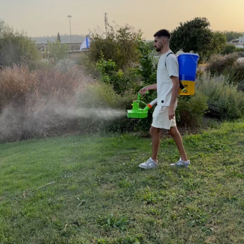 מפזרת חשמלית גרגירים + טופגריין 500 גר' מבצע !